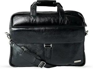 Premium Handmade Genuine Leather Briefcase 16 inch Laptop Compartment Adjustable Shoulder Strap Luggage Strap Briefcase Satchel Messenger Bag Leather Shoulder Bag