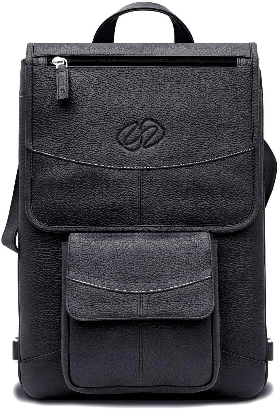 Premium Leather Crossbody Bag, Backpack for 13 MacBook Air, Pro | Protective Case for Apple Laptop BK