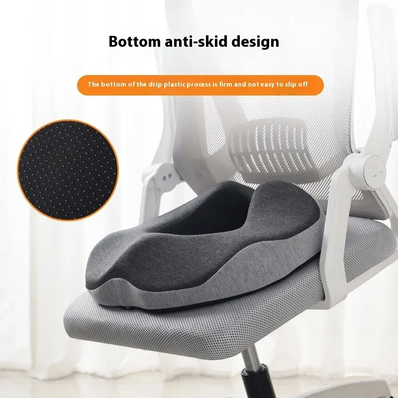 Premium Memory Foam Donut Seat Cushion – Tailbone, Hemorrhoid, Sciatica, and Bed Sore Relief for Office, Travel, or Home Use – Ergonomic Pain Relief Pillow for Sitting Comfort and Support