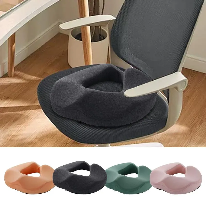 Premium Memory Foam Donut Seat Cushion – Tailbone, Hemorrhoid, Sciatica, and Bed Sore Relief for Office, Travel, or Home Use – Ergonomic Pain Relief Pillow for Sitting Comfort and Support