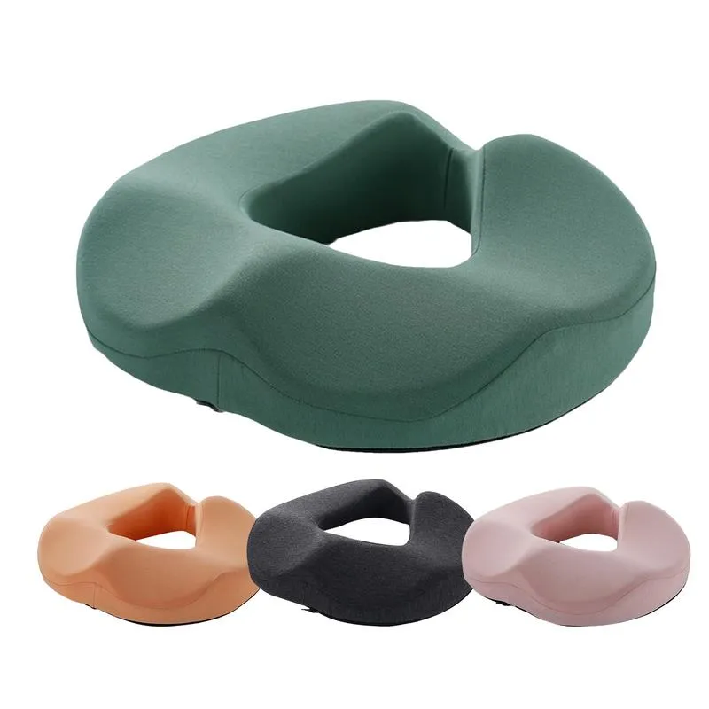 Premium Memory Foam Donut Seat Cushion – Tailbone, Hemorrhoid, Sciatica, and Bed Sore Relief for Office, Travel, or Home Use – Ergonomic Pain Relief Pillow for Sitting Comfort and Support