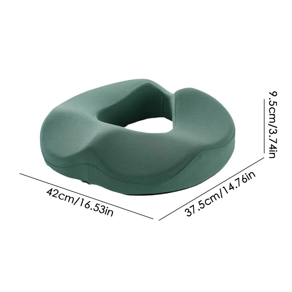 Premium Memory Foam Donut Seat Cushion – Tailbone, Hemorrhoid, Sciatica, and Bed Sore Relief for Office, Travel, or Home Use – Ergonomic Pain Relief Pillow for Sitting Comfort and Support