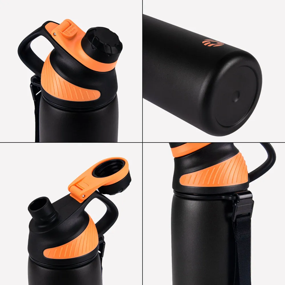 Premium Stainless Steel Thermos – Double Wall Vacuum Flask with Magnetic Lid, Leak-Proof Outdoor Sport Water Bottle, Thermal Mug for Travel & Sports