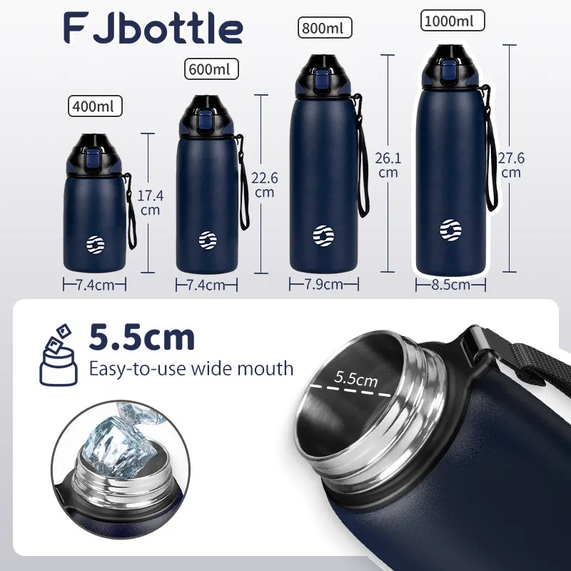 Premium Stainless Steel Thermos – Double Wall Vacuum Flask with Magnetic Lid, Leak-Proof Outdoor Sport Water Bottle, Thermal Mug for Travel & Sports