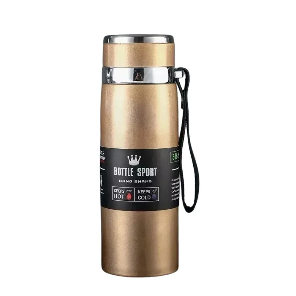 Premium Thermal Water Bottle 1000ml - Stainless Steel Vacuum Insulated Flask for Hot & Cold Drinks, BPA-Free Thermos for Coffee, Tea, and Daily Hydration, Ideal for Travel, Office, Hiking & Gift Giving