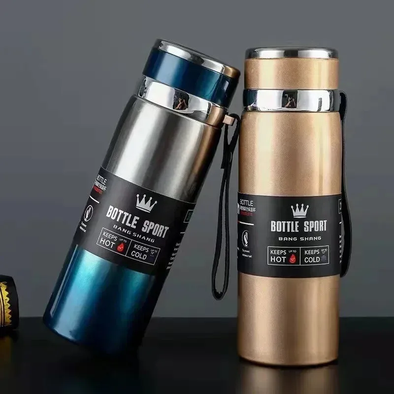 Premium Thermal Water Bottle 1000ml - Stainless Steel Vacuum Insulated Flask for Hot & Cold Drinks, BPA-Free Thermos for Coffee, Tea, and Daily Hydration, Ideal for Travel, Office, Hiking & Gift Giving