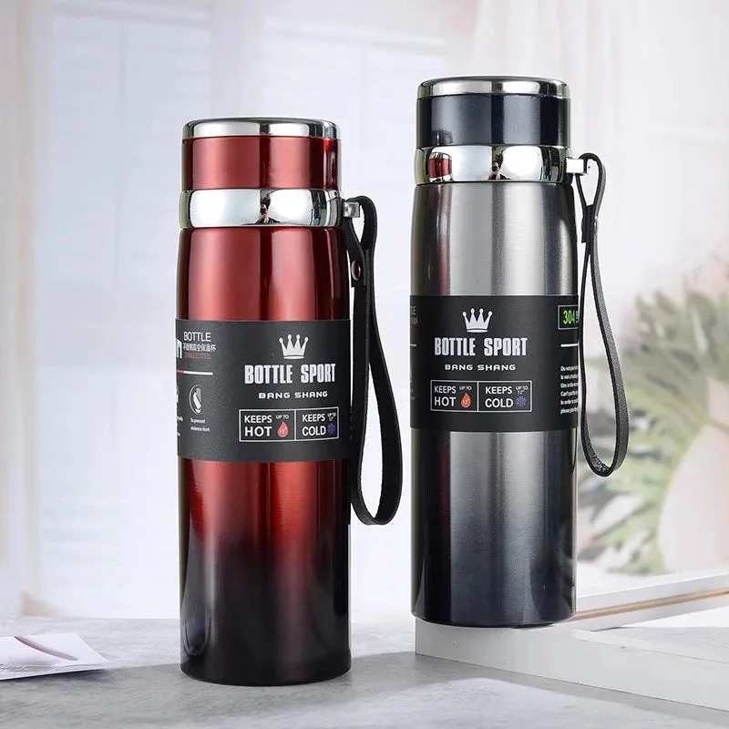 Premium Thermal Water Bottle 1000ml - Stainless Steel Vacuum Insulated Flask for Hot & Cold Drinks, BPA-Free Thermos for Coffee, Tea, and Daily Hydration, Ideal for Travel, Office, Hiking & Gift Giving