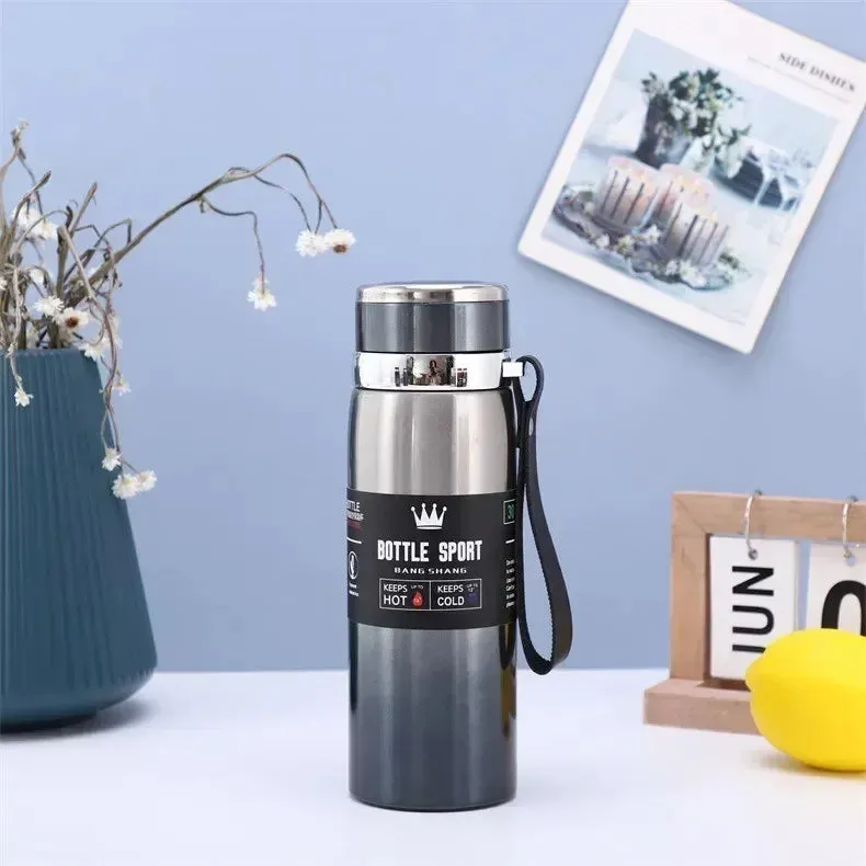 Premium Thermal Water Bottle 1000ml - Stainless Steel Vacuum Insulated Flask for Hot & Cold Drinks, BPA-Free Thermos for Coffee, Tea, and Daily Hydration, Ideal for Travel, Office, Hiking & Gift Giving