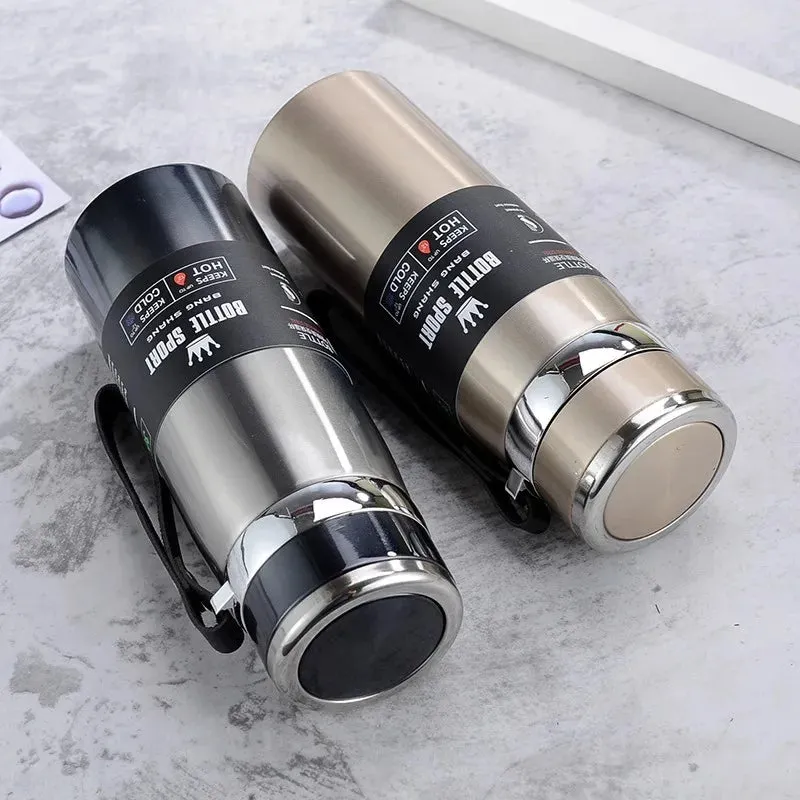 Premium Thermal Water Bottle 1000ml - Stainless Steel Vacuum Insulated Flask for Hot & Cold Drinks, BPA-Free Thermos for Coffee, Tea, and Daily Hydration, Ideal for Travel, Office, Hiking & Gift Giving