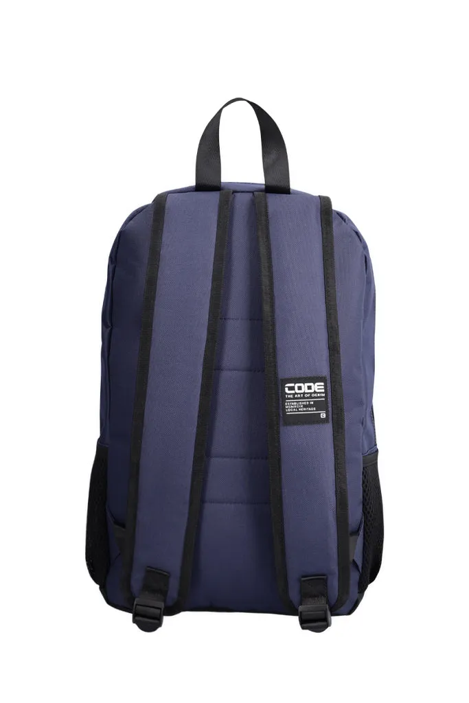 Printed Backpack _ 156670 _ Navy
