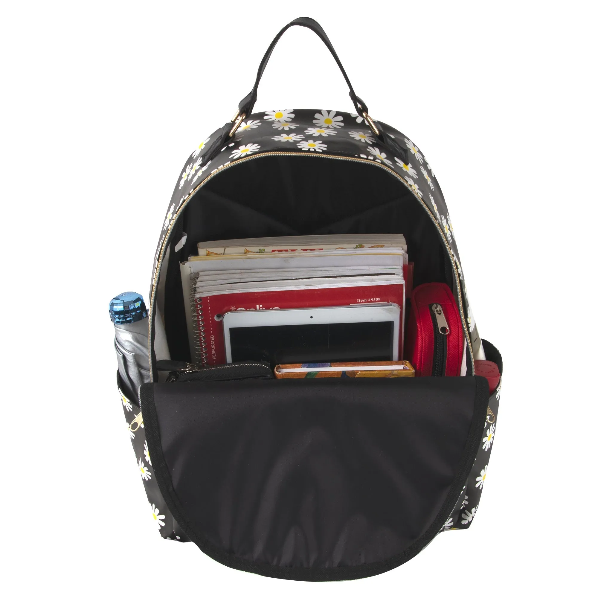 Printed Vinyl Backpack 17-Inch NoveltiesMart Wholesale