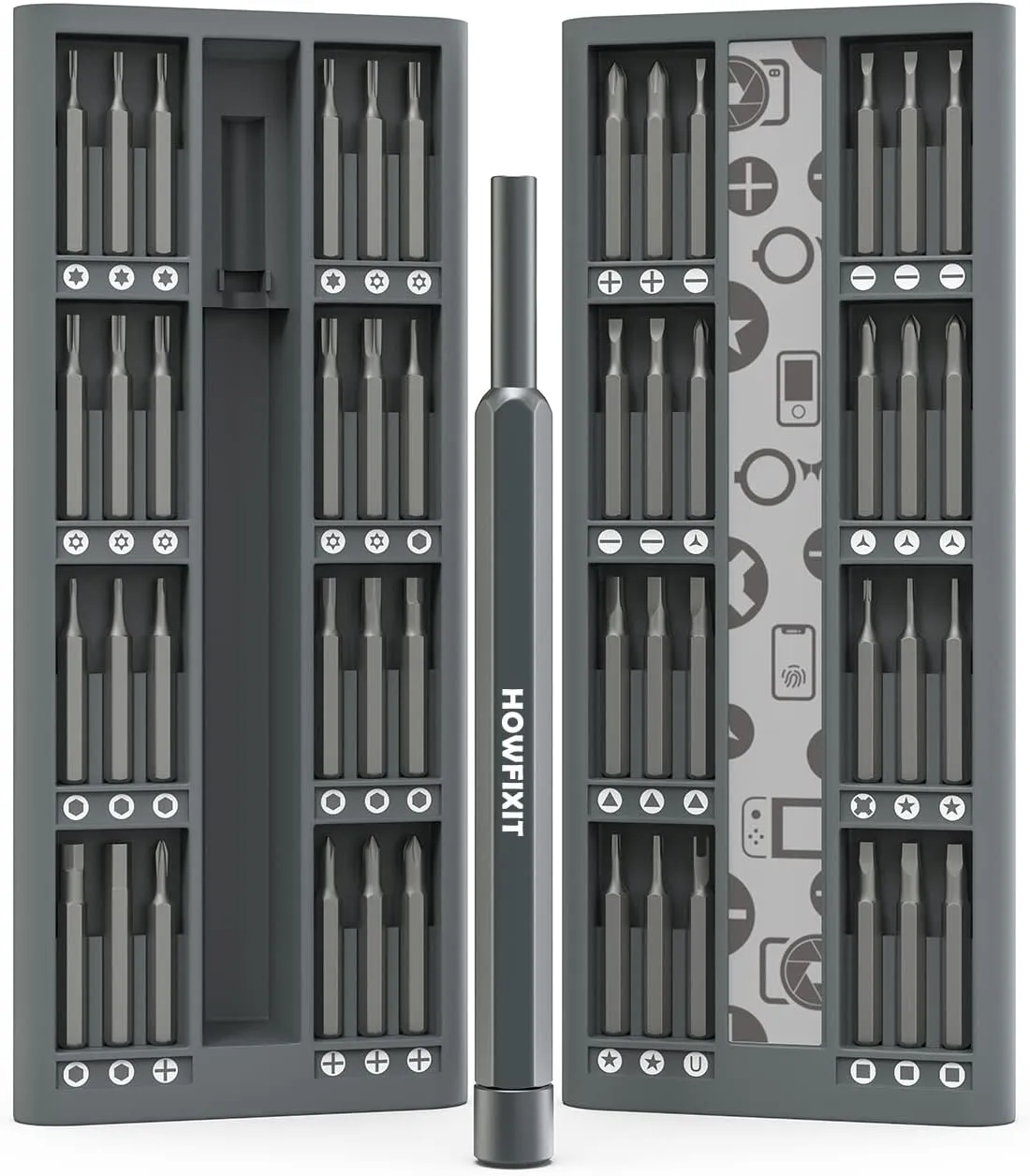 PRO 48 bit Screwdriver Set for Repair Electronics, Smartphone, iPhone, Laptop, Macbook, PC, Game Console, Camera, Tablet, Watch etc