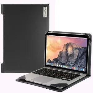 Profile Series - Black Leather Laptop Case Compatible with Odys Winbook 14