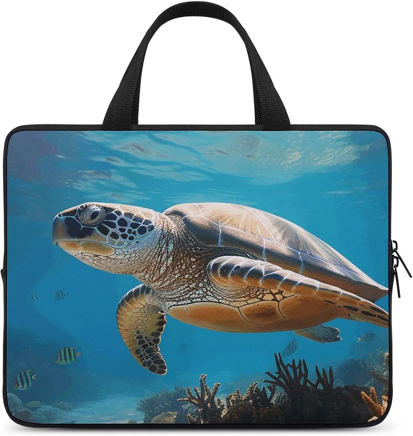 Protect Marine Life Laptop Bag Durable Laptop Sleeve Water-Resistant Notebook Bag for Computer Or Tablet