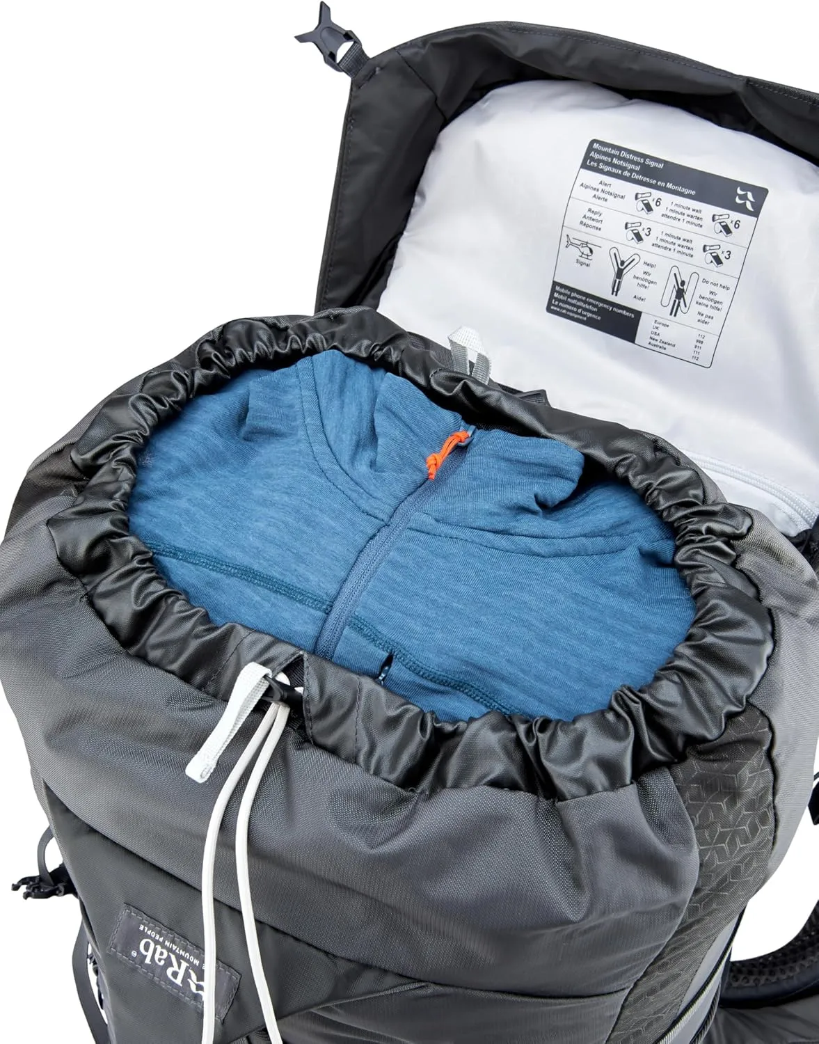 Rab Women's Exion ND Backpack Comfortable Pack for Hiking, Trekking, & Backpacking - Anthracite/Graphene - 65-Liter (Back Length - Small/Medium)