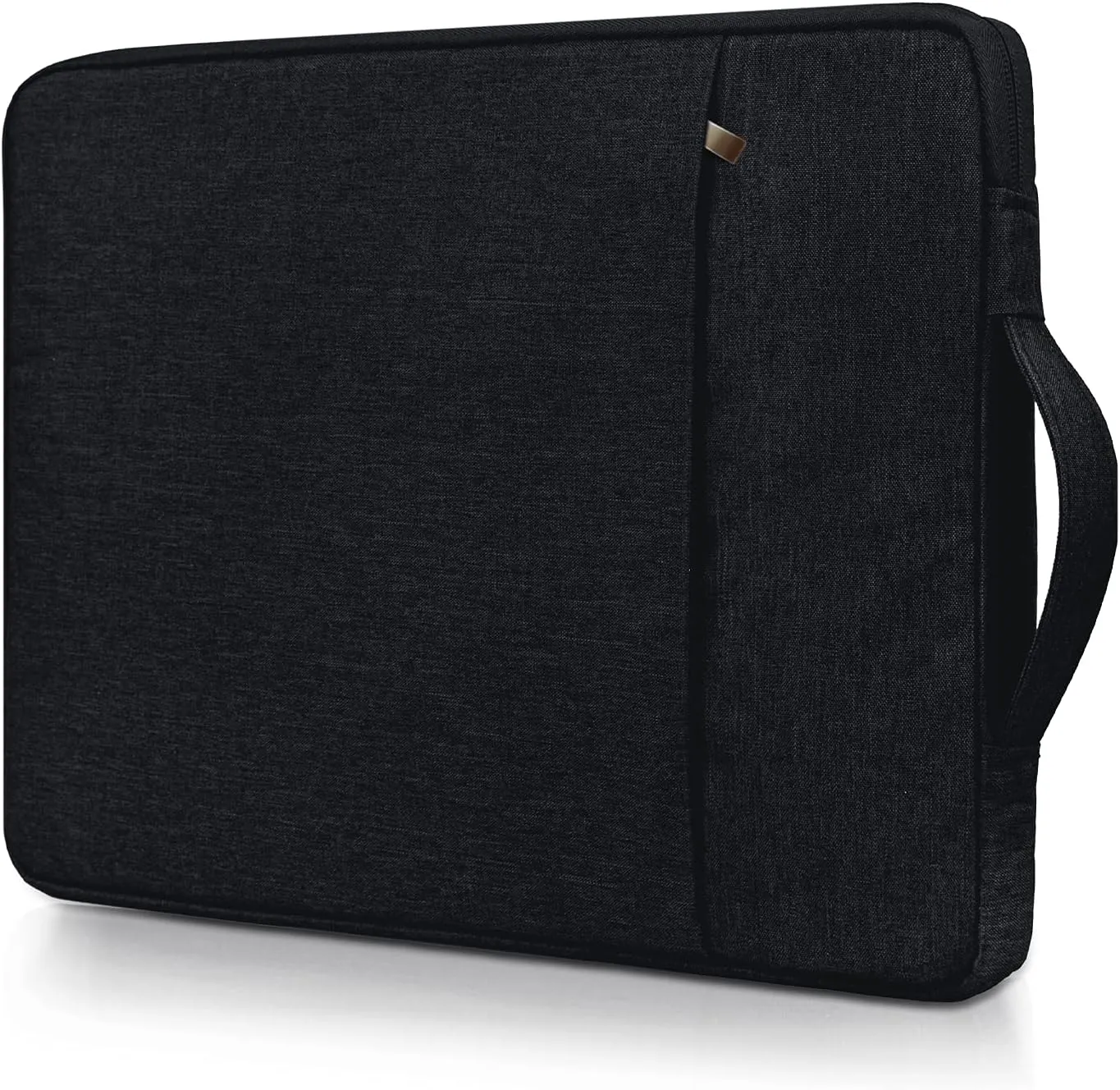 RAINYEAR 14" Laptop Sleeve Case Compatible with 14 Inch Notebook Computer Chromebook Handbag with Handle Front Pocket Padded Briefcase Protective Carrying Bag,Black