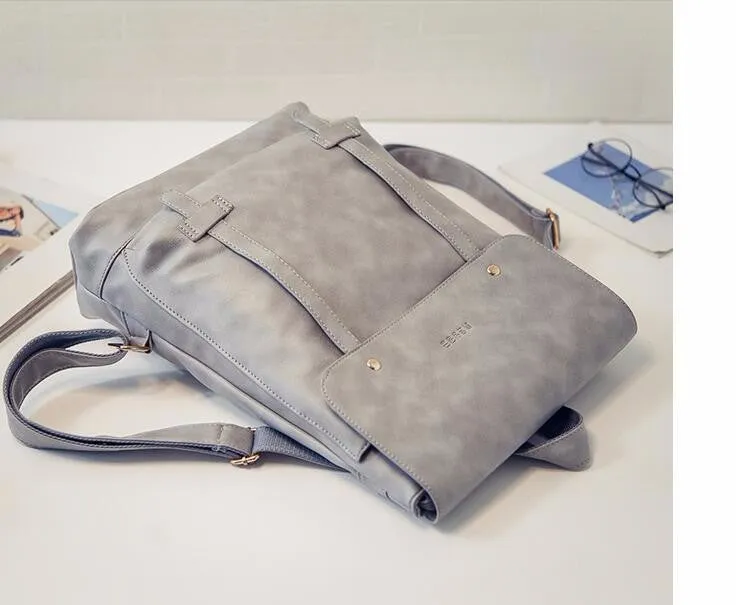 Raisa PU leather backpack