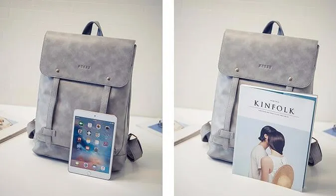 Raisa PU leather backpack