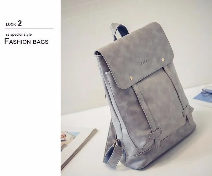 Raisa PU leather backpack