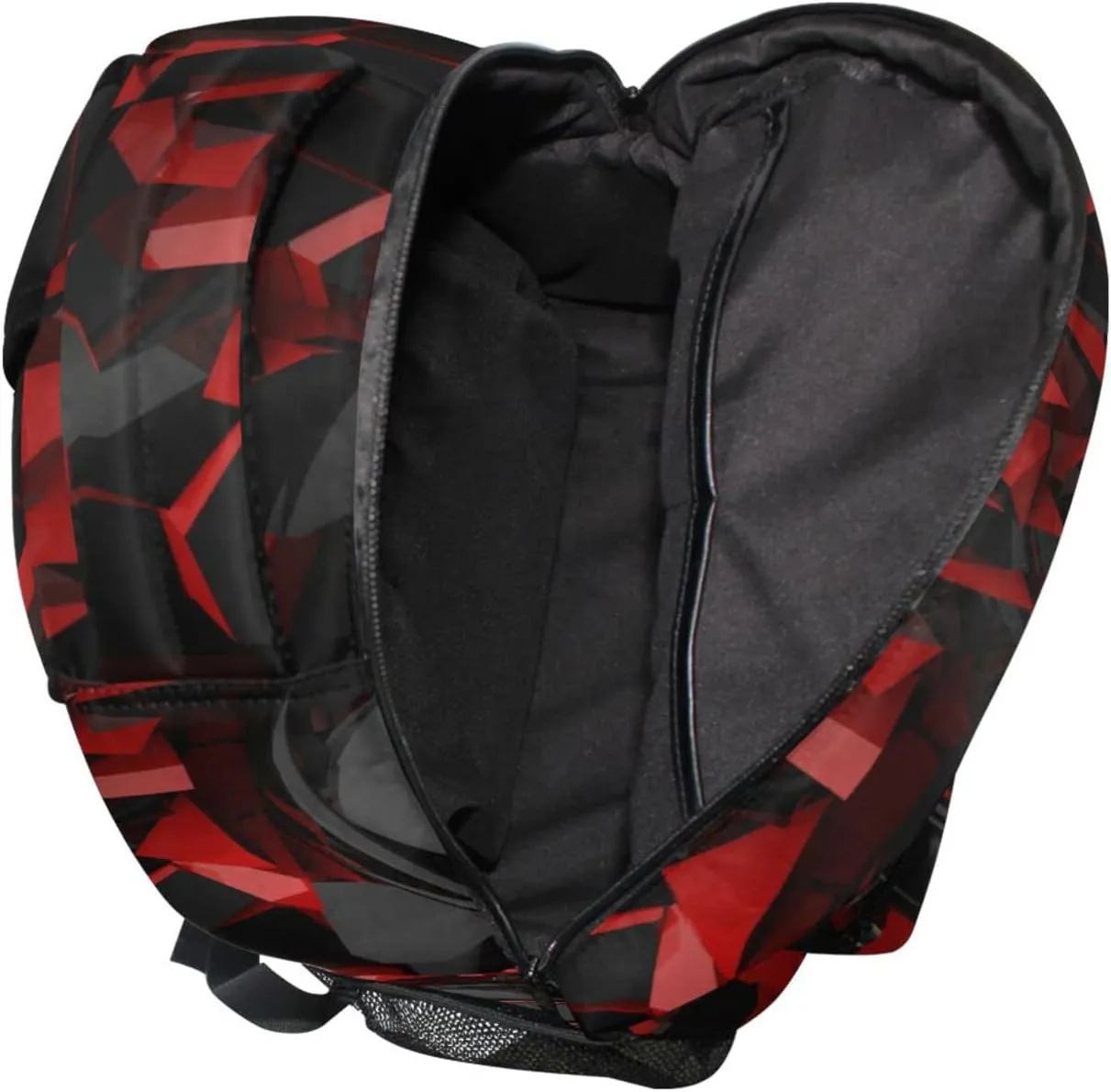 Red Black Basketball Boys Girls Kids School Backpacks Bookbag, Elementary School Bag Travel Backpack Daypack