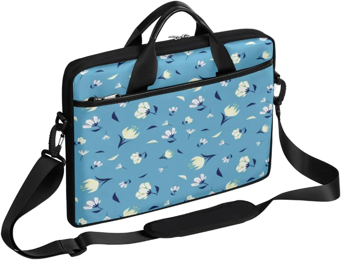 Red Parrot Bird Painted Laptop Shoulder Messenger Bag Waterproof Laptop Briefcase with Handle and Padded Strap Case Sleeve