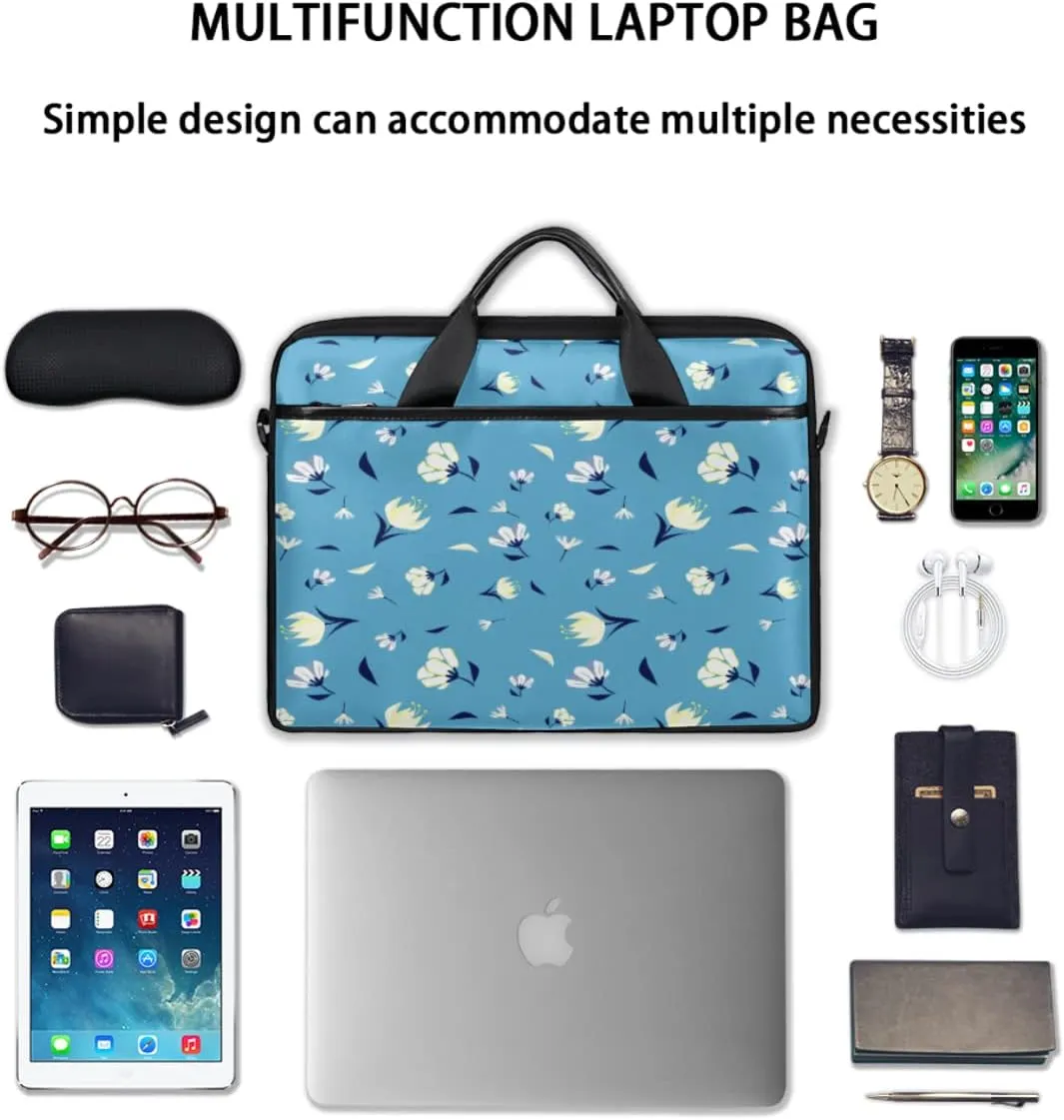 Red Parrot Bird Painted Laptop Shoulder Messenger Bag Waterproof Laptop Briefcase with Handle and Padded Strap Case Sleeve
