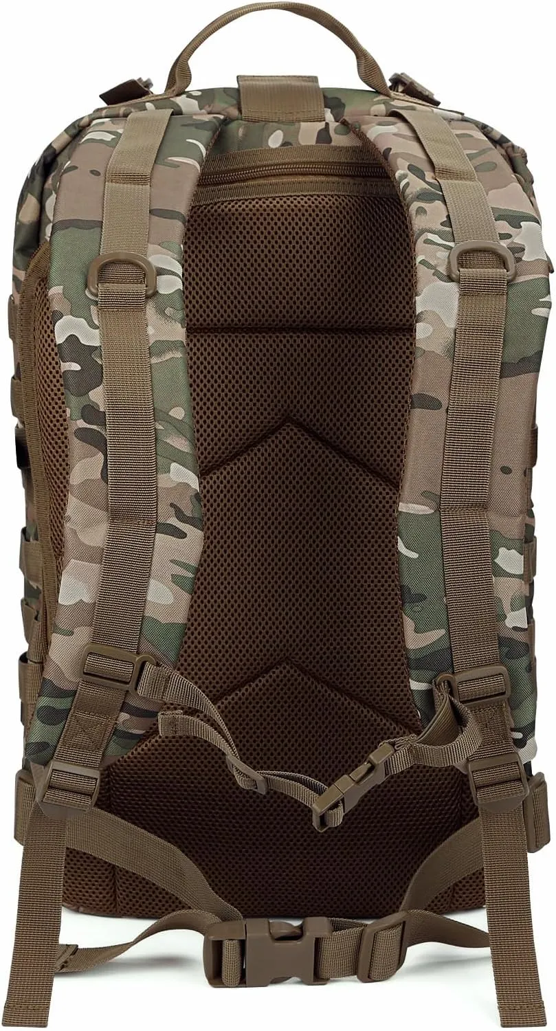 REEBOW GEAR Tactical Backpack for Men Military Tactical Bag Pack Army Molle Survival Bags Backpacks Comouflage