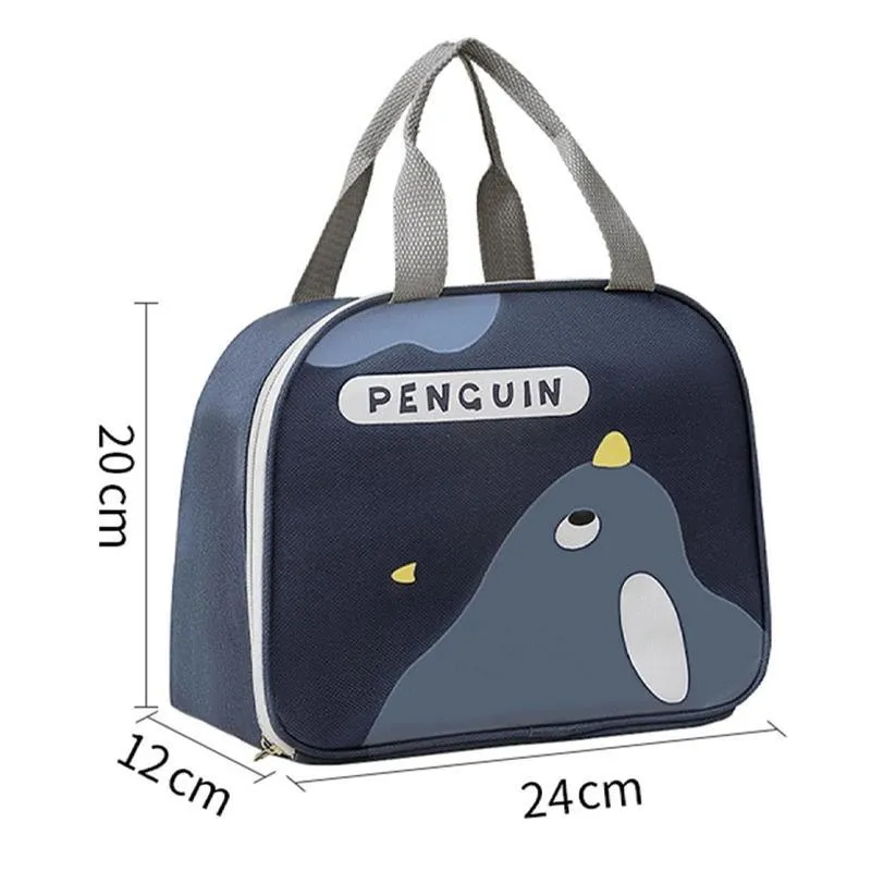Reusable Cartoon Lunch Bag 4Colors 1PCS
