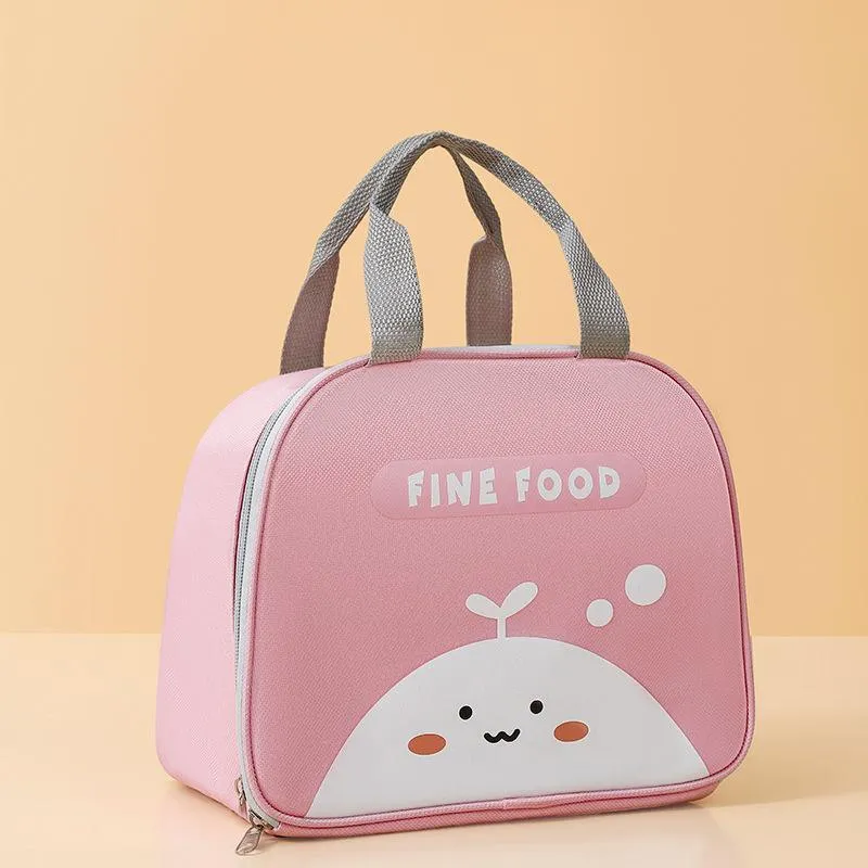 Reusable Cartoon Lunch Bag 4Colors 1PCS