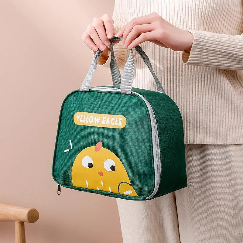 Reusable Cartoon Lunch Bag 4Colors 1PCS