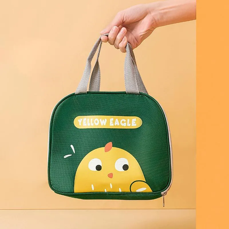 Reusable Cartoon Lunch Bag 4Colors 1PCS