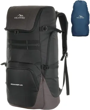 ROAMER 40L Travel Laptop Backpack,Suitable for Men and Women,Casual Bag with Rain Cover Ideal for Travelling,Trekking