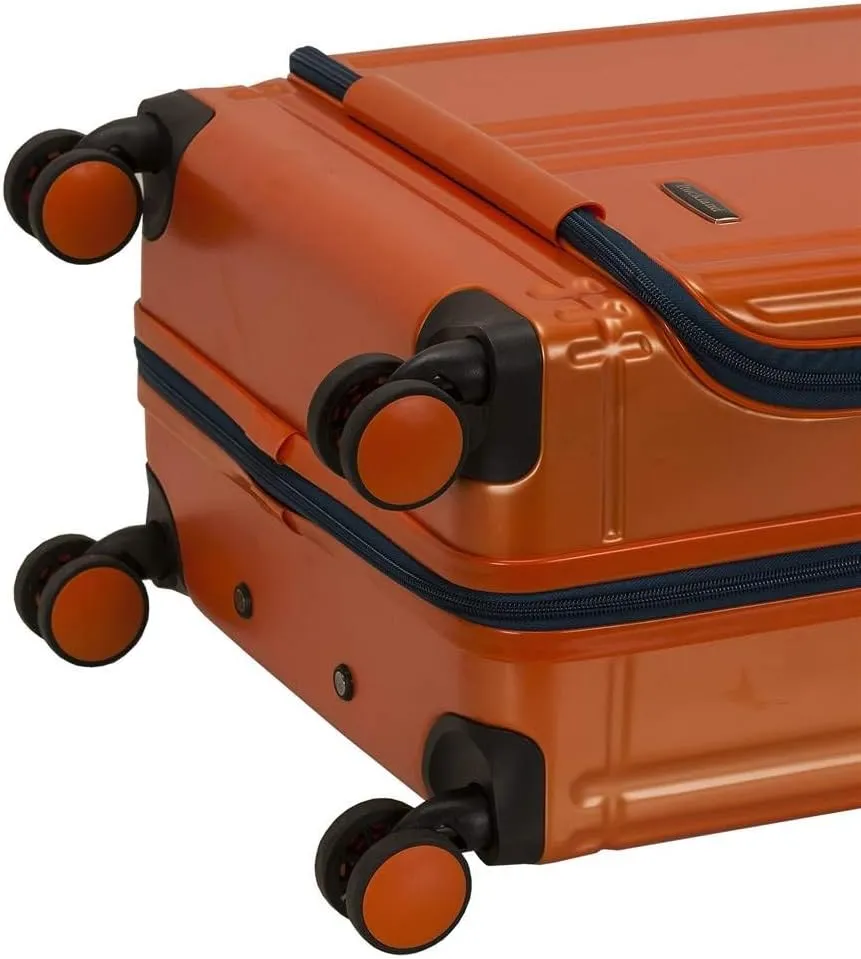 Rockland Tokyo Hardside Laptop Spinner Luggage, Orange, Carry-On 19-Inch