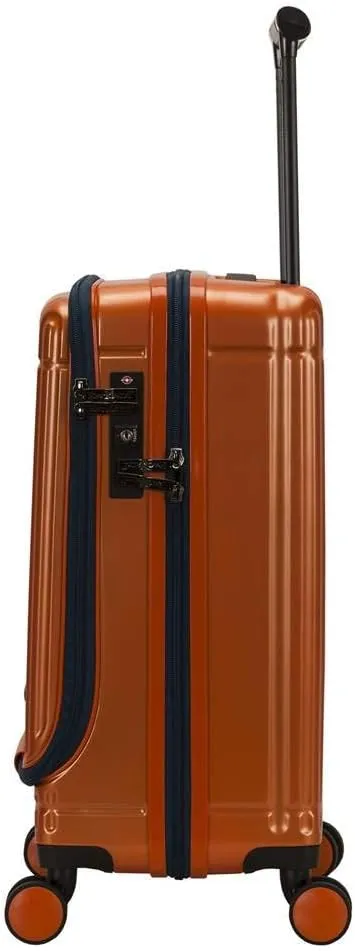 Rockland Tokyo Hardside Laptop Spinner Luggage, Orange, Carry-On 19-Inch