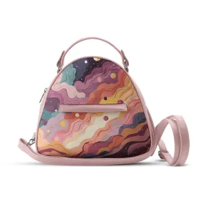 Rose Mini Voyage Backpack Wavy Sky