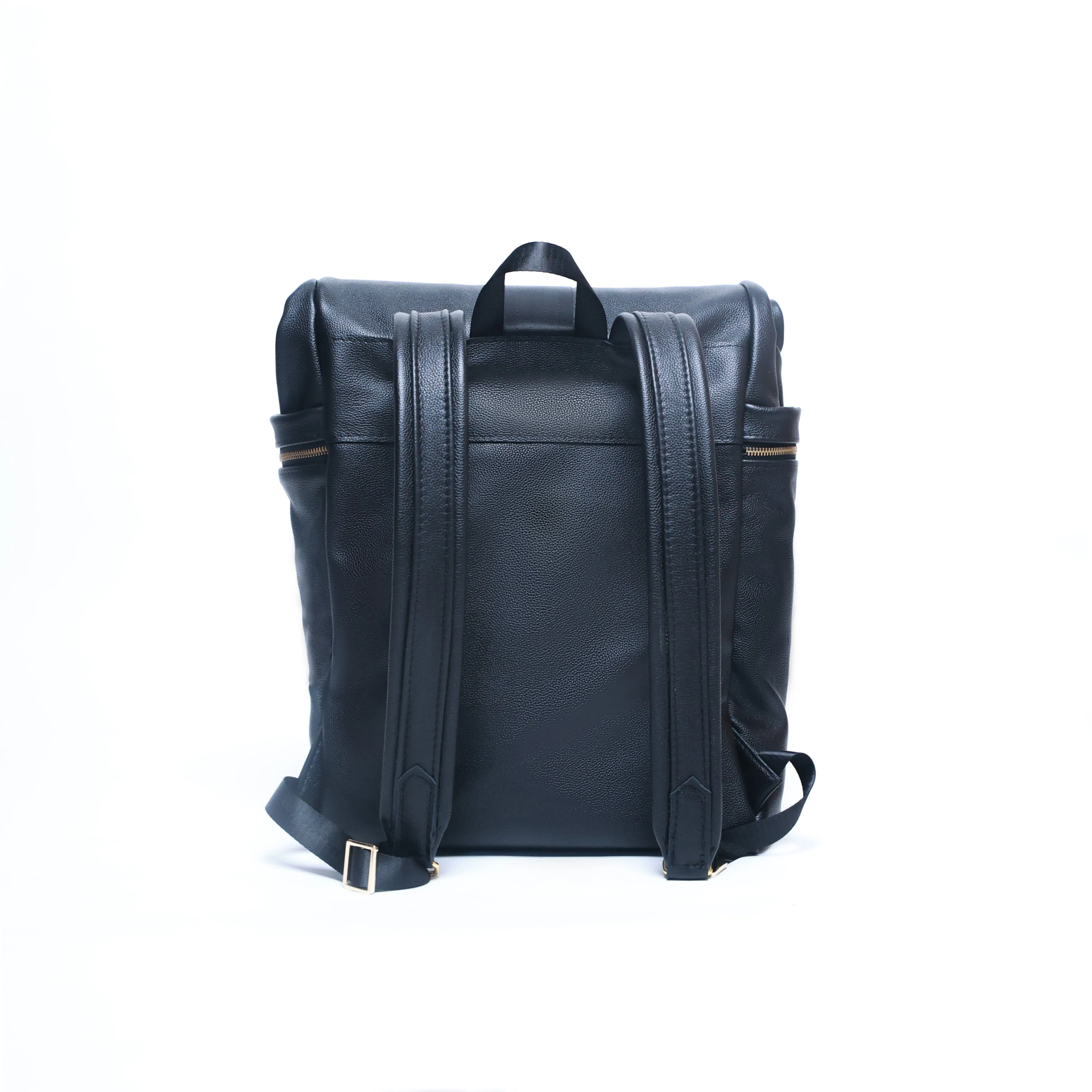 Ruck Croc Backpack - All-Black Leather
