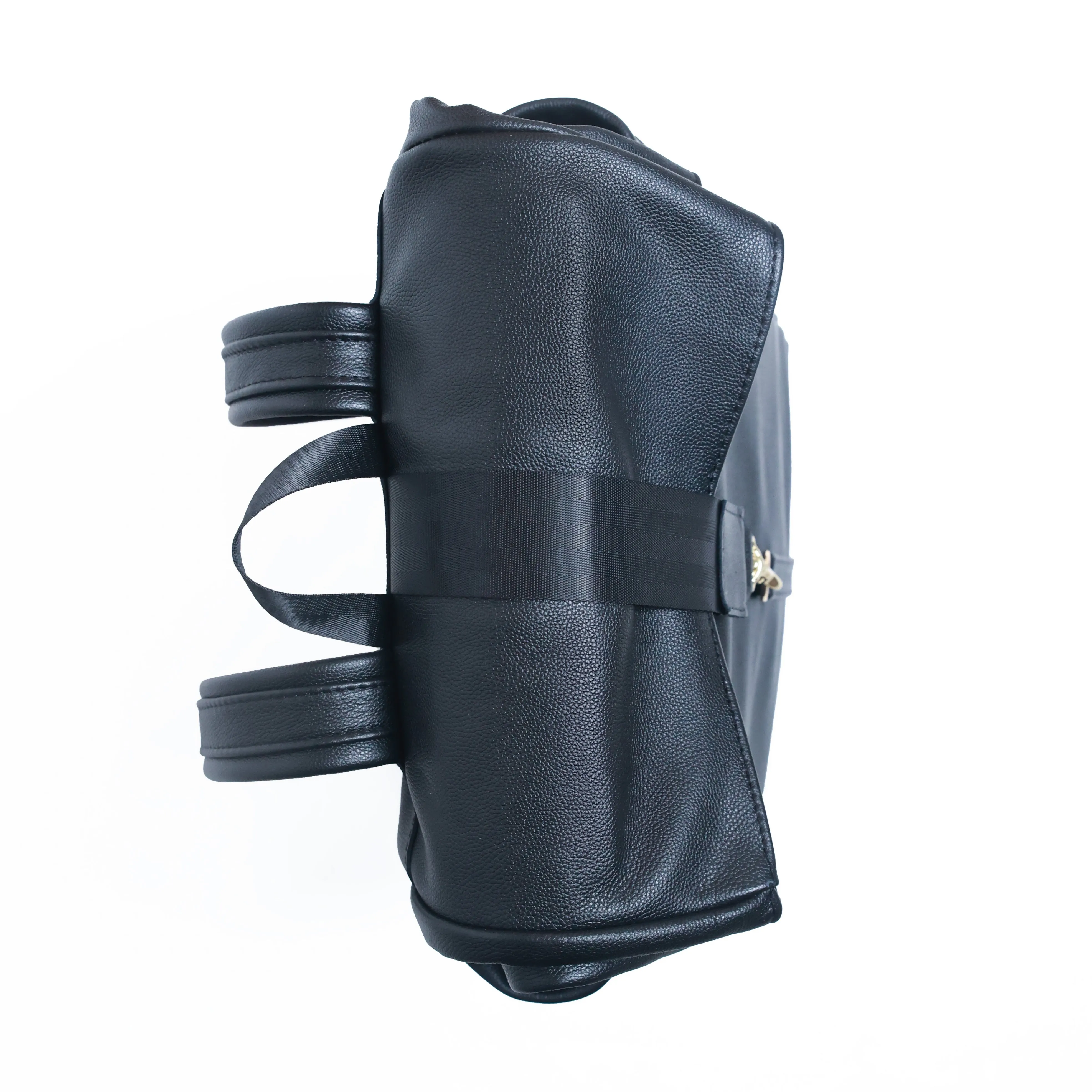 Ruck Croc Backpack - All-Black Leather