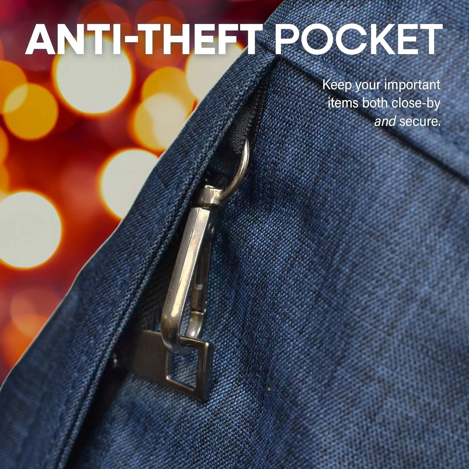Rucksack Pickleball Bag, Anti-Theft Crossbody Sling, USB Charging Connector Port, Backpack, Soho Collection Gray