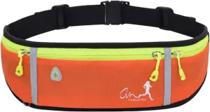 Running Waist Packs Running Bag Belt with Bottle Holder & Reflector for Men & Women Outdoor Walking, Hiking, Fits Maximum 6.5'' Large Smartphones