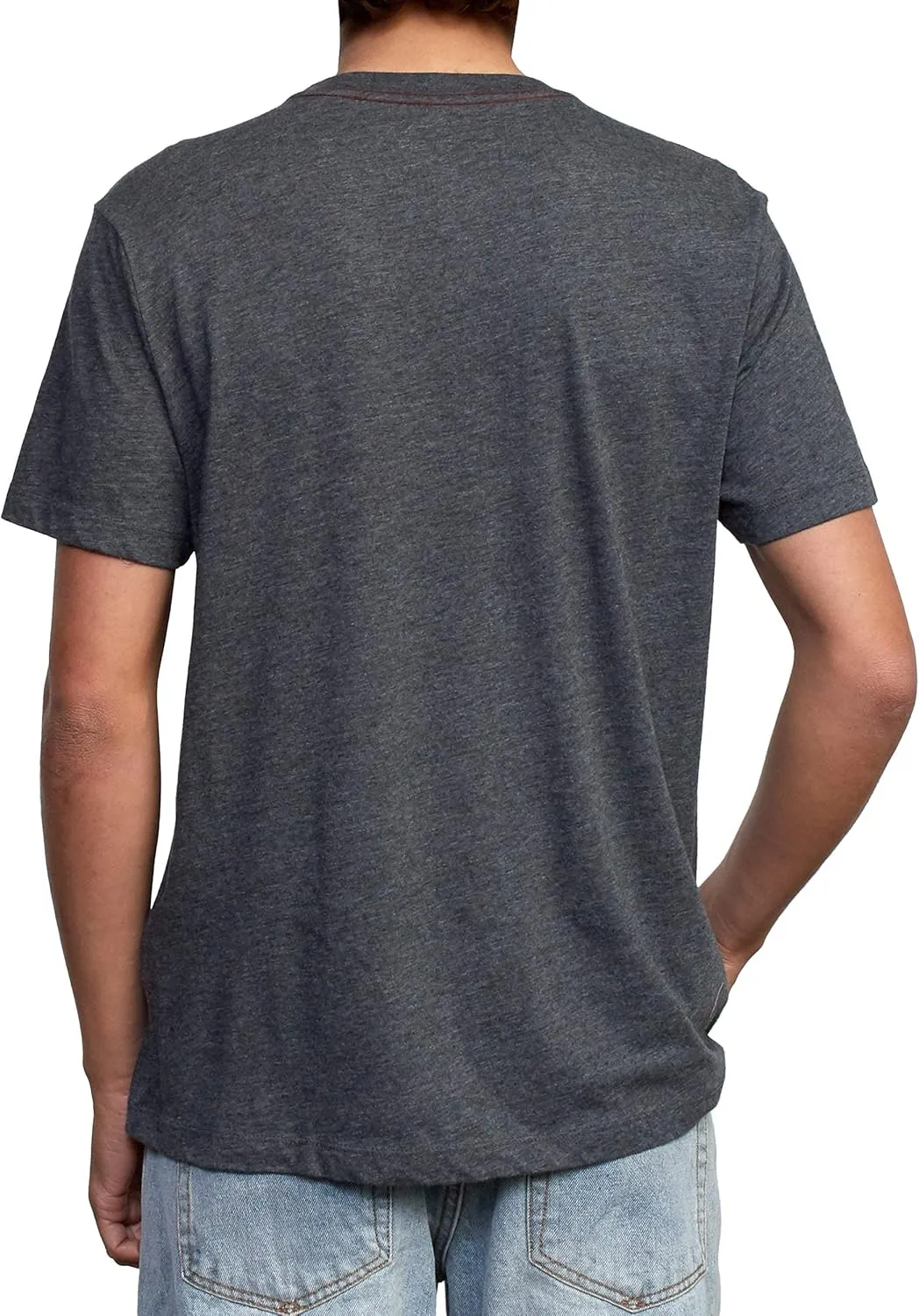 RVCA Men's Premium Red Stitch Short Sleeve Graphic Tee Shirt