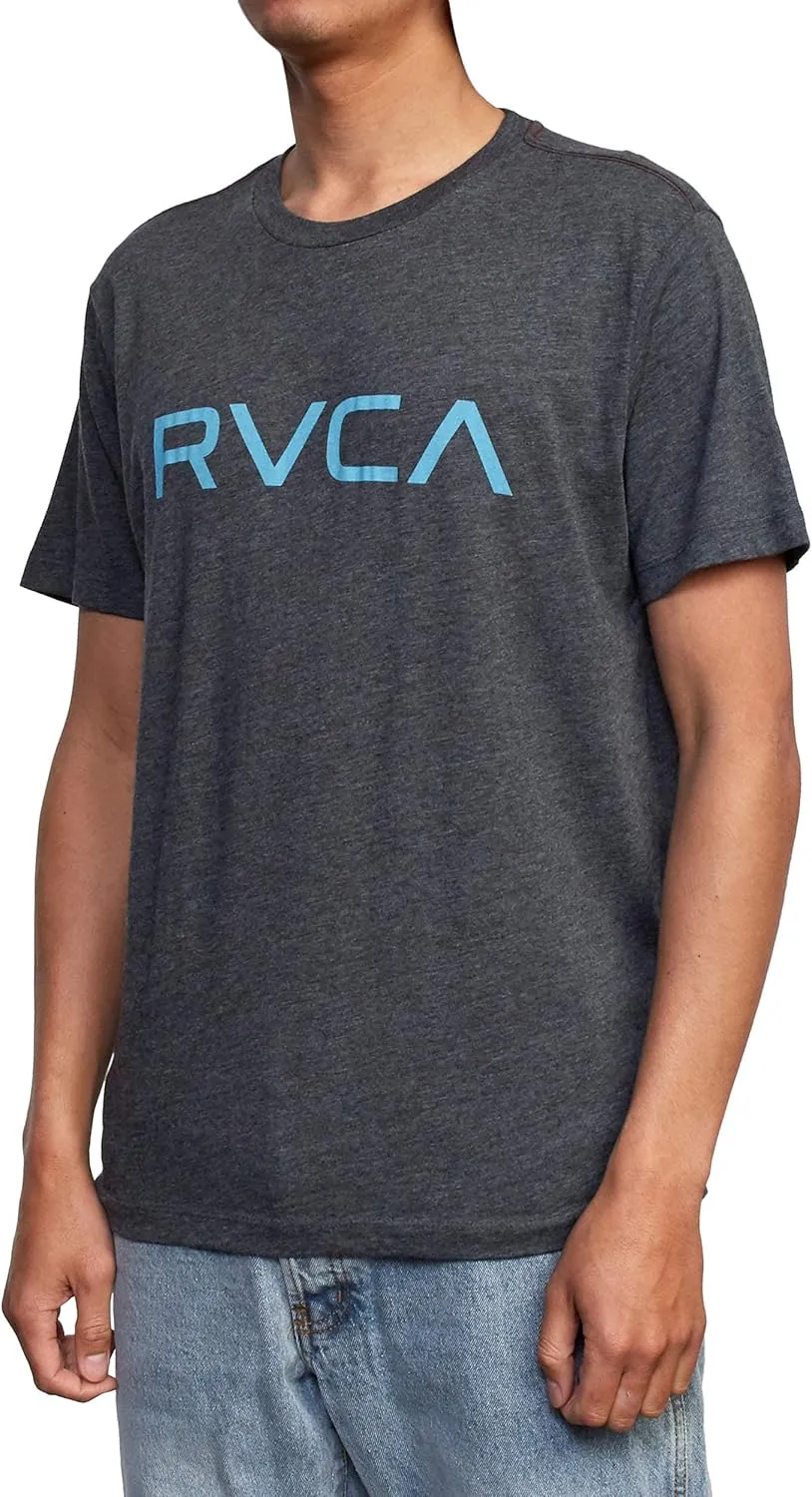 RVCA Men's Premium Red Stitch Short Sleeve Graphic Tee Shirt