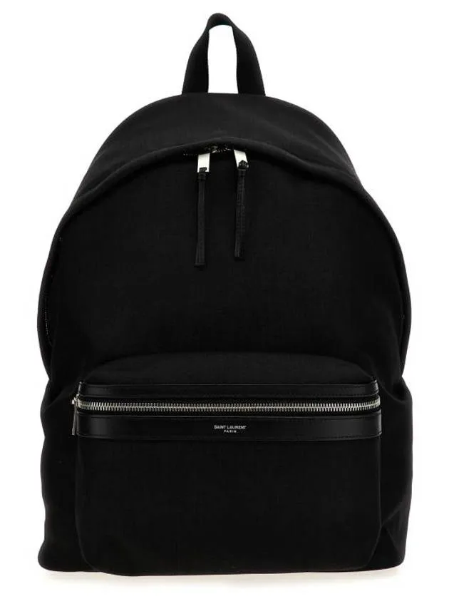 Saint Backpack Laurent Large variety City Black Delivery guarantee Signature