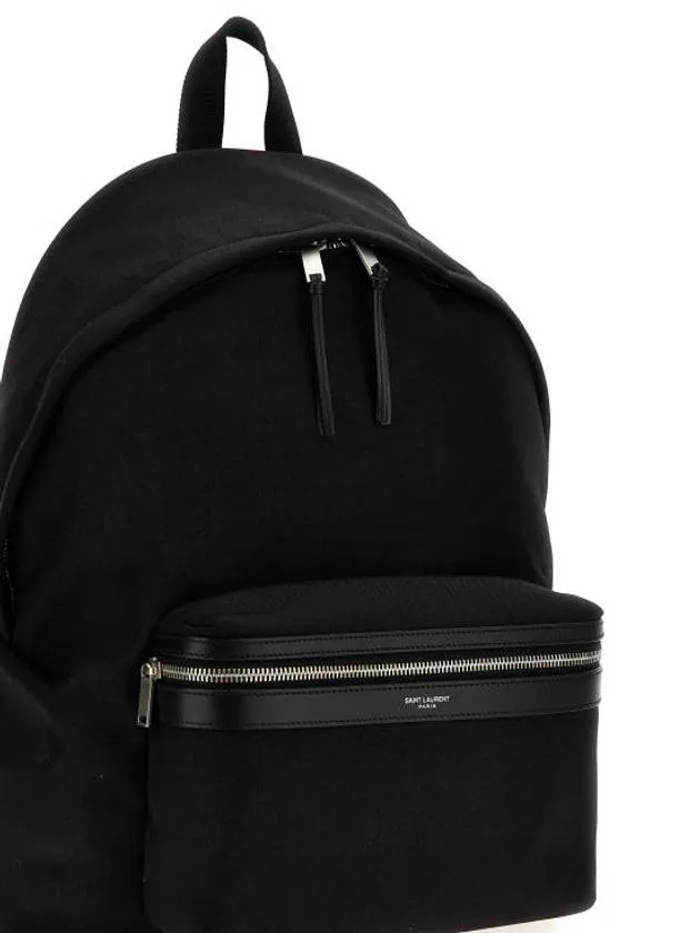 Saint Backpack Laurent Large variety City Black Delivery guarantee Signature