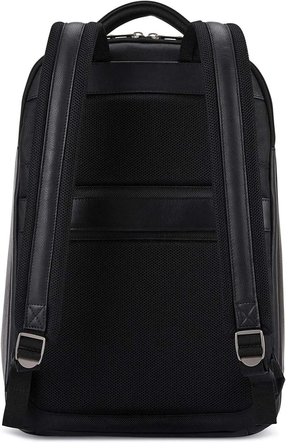 Samsonite Classic Leather Backpack, Black, One Size