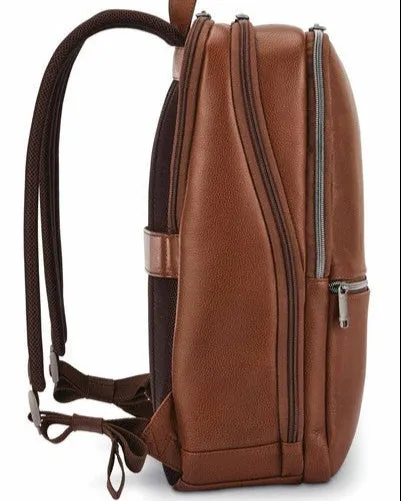Samsonite Classic Leather backpack Cognac