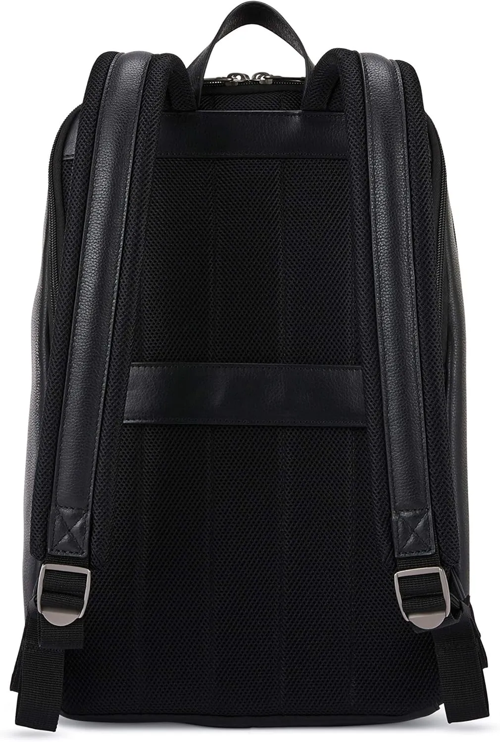 Samsonite Classic Leather Slim Backpack, Black, One Size