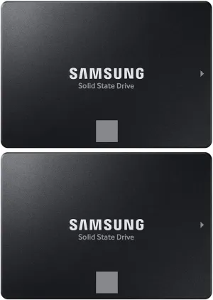 Samsung MZ-77E2T0B/AM 870 EVO SATA 2.5-inch SSD, 2TB (2-Pack)