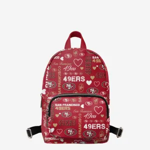 San Francisco 49ers Logo Love Mini Backpack