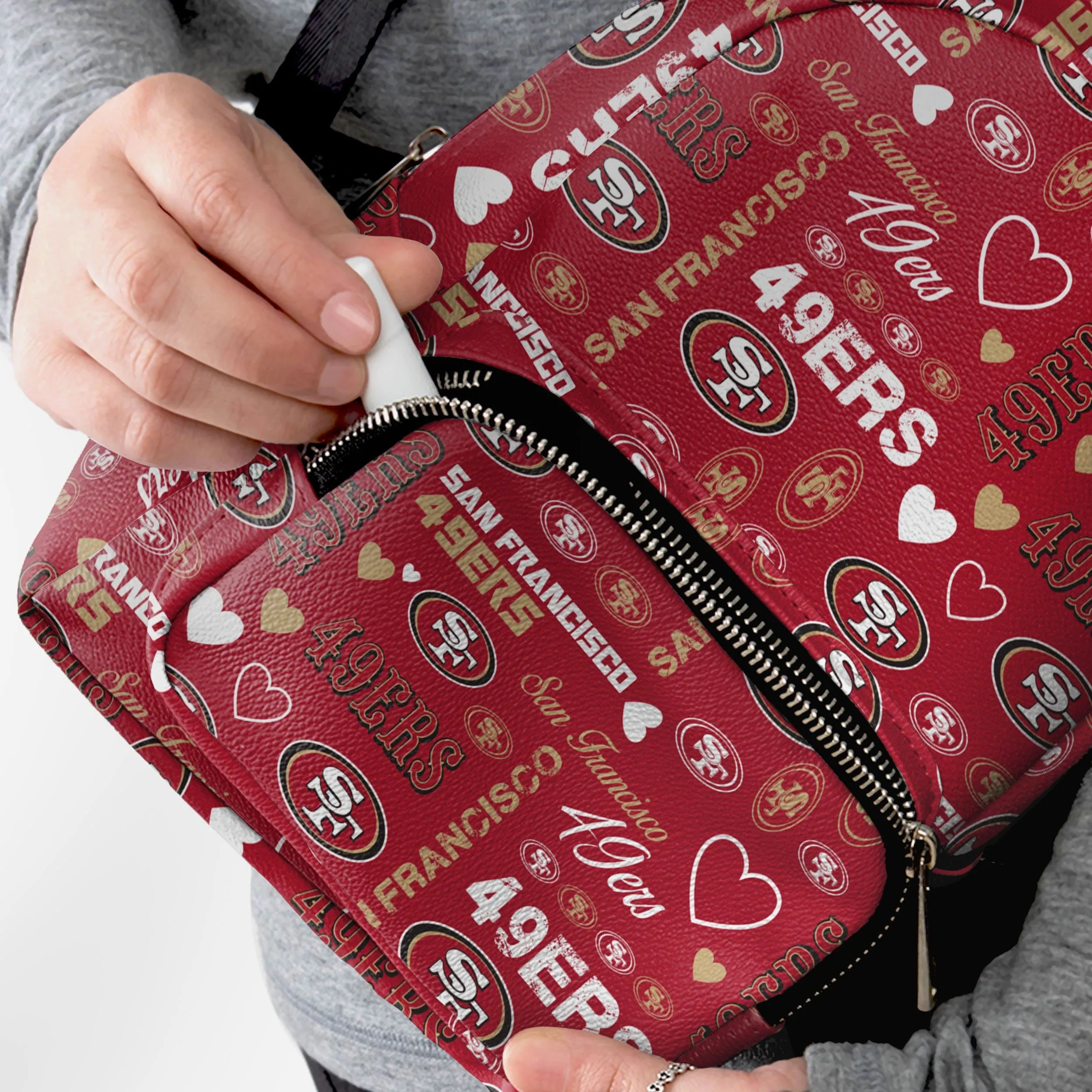 San Francisco 49ers Logo Love Mini Backpack
