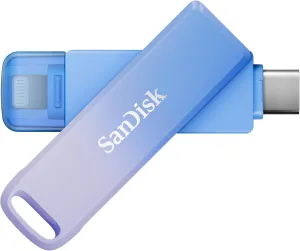 SanDisk 256GB Creator Phone Drive - for iPhone, iPad, Laptop & Mac, with Lightning and USB Type-C Connectors, Automatic Backup, 3 Months of Adobe Lightroom Included - SDIXD0N-256G-GN6TP